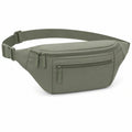 Bauchtasche 35 x 9 x 16 cm aus Synthetik in Olivgr¨¹n mit verstellbarem Gurt f¨¹r Alltag