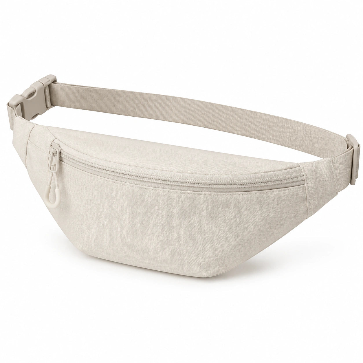 G¨¹rteltasche 30 x 15 x 7 cm aus Textilgewebe in Beige mit verstellbarem Gurt