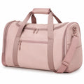 Reisetasche 50 cm Textil Rosa mit Schultergurt und Rei?verschluss