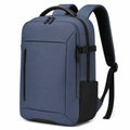 Rucksack 32 x 18 x 46 cm aus Textil in Blau f¨¹r Alltag mit Rei?verschlussf?chern