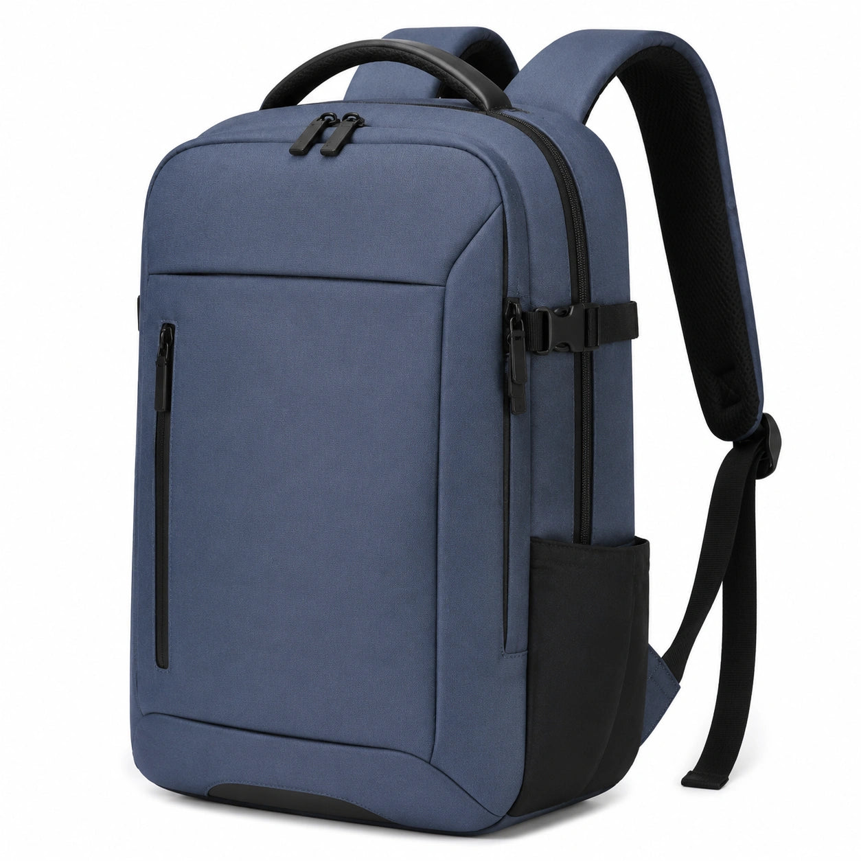 Rucksack 32 x 18 x 46 cm aus Textil in Blau f¨¹r Alltag mit Rei?verschlussf?chern