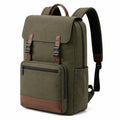 Rucksack 30¡Á15¡Á42 cm aus Textil in Olivgr¨¹n mit Laptopfach und Fronttasche